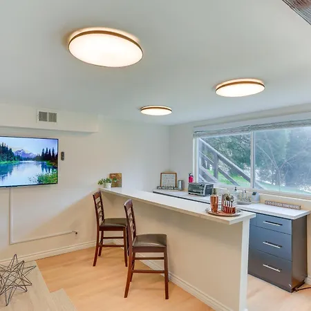 Crestline Home With Private Hot Tub Steps To Lake! Exterior photo